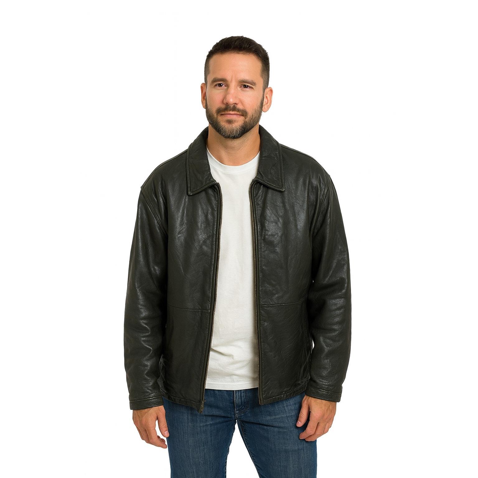 Boston Harbor Leather Jacket - Etsy