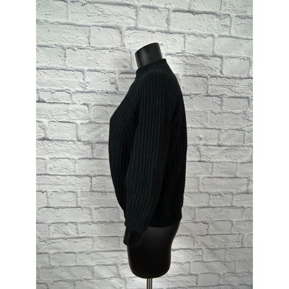 Dupont Bulky Knit Orlon Acrylic Sweater Gray High… - image 3