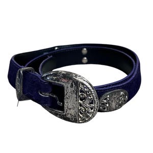 Italian Suede Purple Belt - Etsy display picture 2