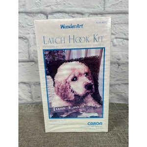 Wonder Art Latch Hook Kit Puppy Love Just Labs 12x12&quot; Art # 4670 New In Package