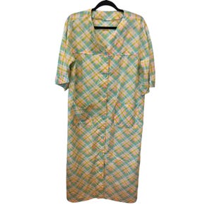 white christmas dresses 40s/50s Cotton House Dress – Better Dresses Vintage