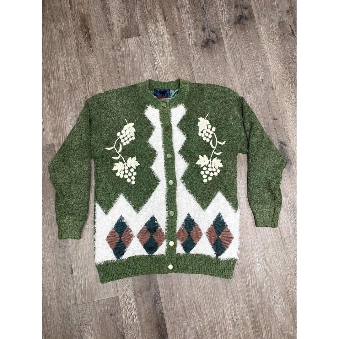 Camel Men's Vintage Cardigan Sweater Button Down Long Etsy