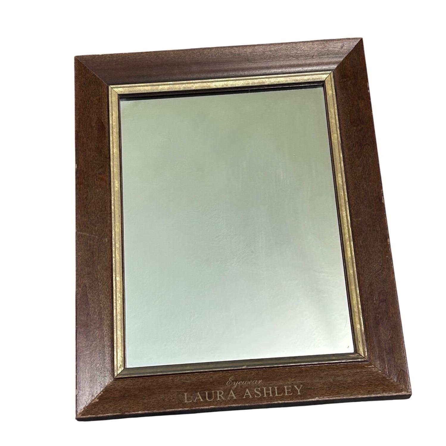 【Laura Ashley】ブラウン木製壁掛け鏡 ミラー アンティーク Laura Ashley Mirror - Etsy UK