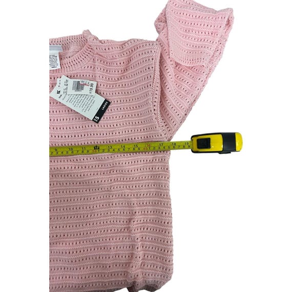 Basic Editions Pink Knitted Pullover Sweater Wome… - image 9