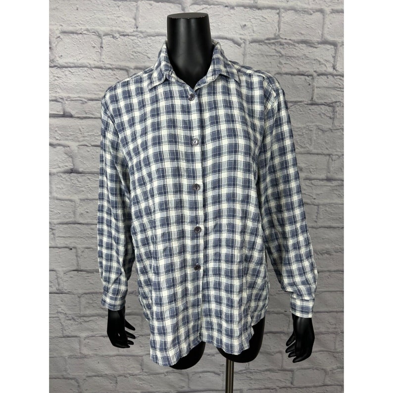 Jeanswear County Seat Button up Long Sleeve Plaid Collared - Etsy