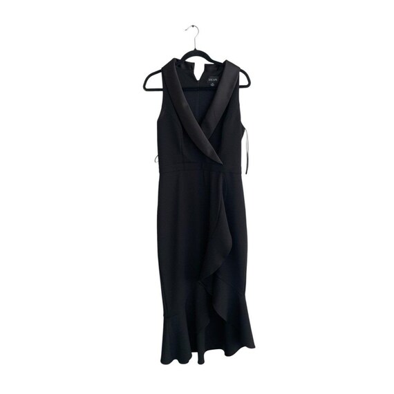 corset black prom dress Long Black Corset Prom Dress with Notched Neckline Black / 4