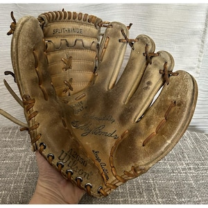 Vintage Baseball Glove 11.5&quot; Wilson A2650 Bobby Bonds Brown Leather