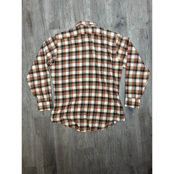 Jeans Joint Button Up Long Sleeve Plaid Chest Poc… - image 3