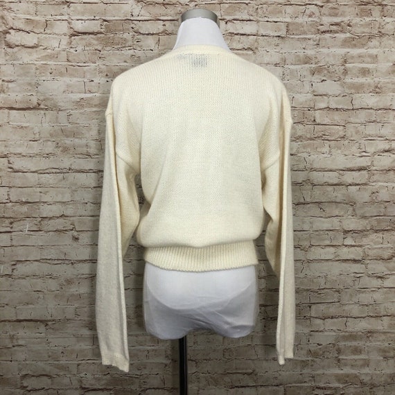 Acrylic Nylon Sweater Pastels 80s Oversize Kawaii… - image 4