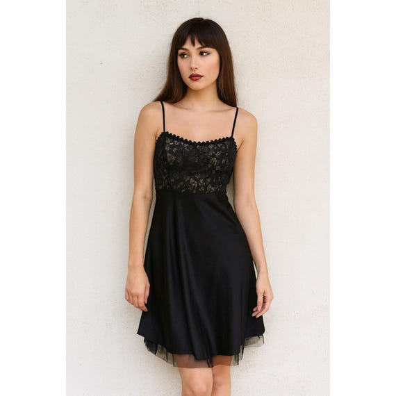 Jump Apparel Co. By Wendye Chaitin Lace Cocktail Dress Black Women's Size 13/14