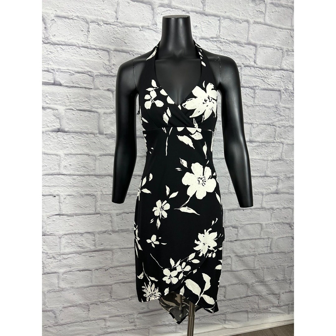 Elegant White Halter Neck Deep V Neck 3D Flower Mesh Hip Birthday Party Homecoming Dress cc4660