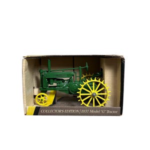 John Deere 1937 Model G Tractor 1/16 Scale Collectors Edition Replica Toy