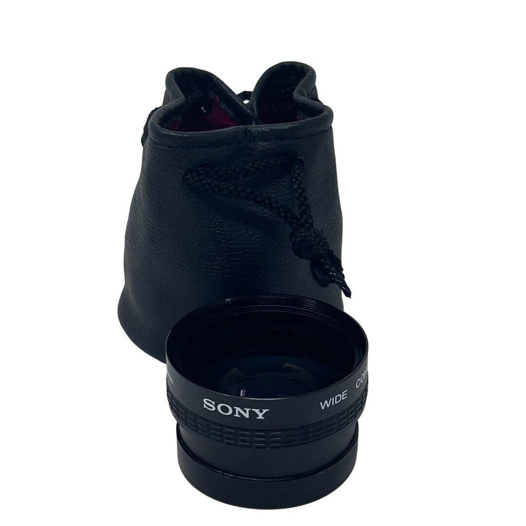 Sony VCL-0746B X0.7 Wide Conversion Lens Black With Pouch and Cap