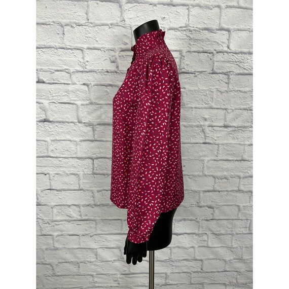 Inner Visions By Ship'n Shore Red Button Up Long … - image 3