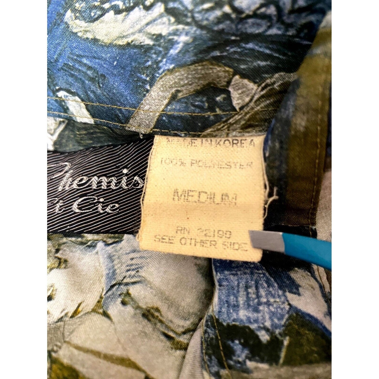 Chemise Et Cie Vintage 70s Men's Button Down Shirt Long Etsy