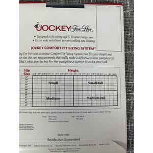 Vintage Jockey for Her Pantyhose Medium Tall Up to 6'2" Navy Blue 1989 Hosiery image 6