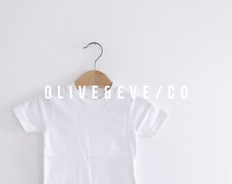 Download Free blank white toddler/kids tee II // t-shirt mockup // JPG download PSD Template