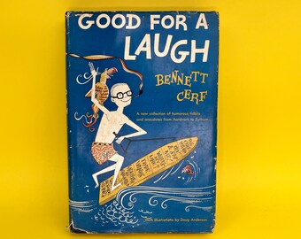 Book, "Good For a Laugh" by Bennett Cerf 1953 With Dust Jacket