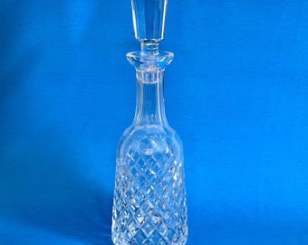 Waterford Lead Crystal Alana Essence Wine or Spirits Decanter With Stopper