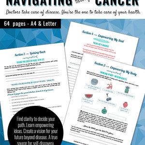 Fight Cancer Journal | Printable Journal| Inspirational Journal| Cancer ...