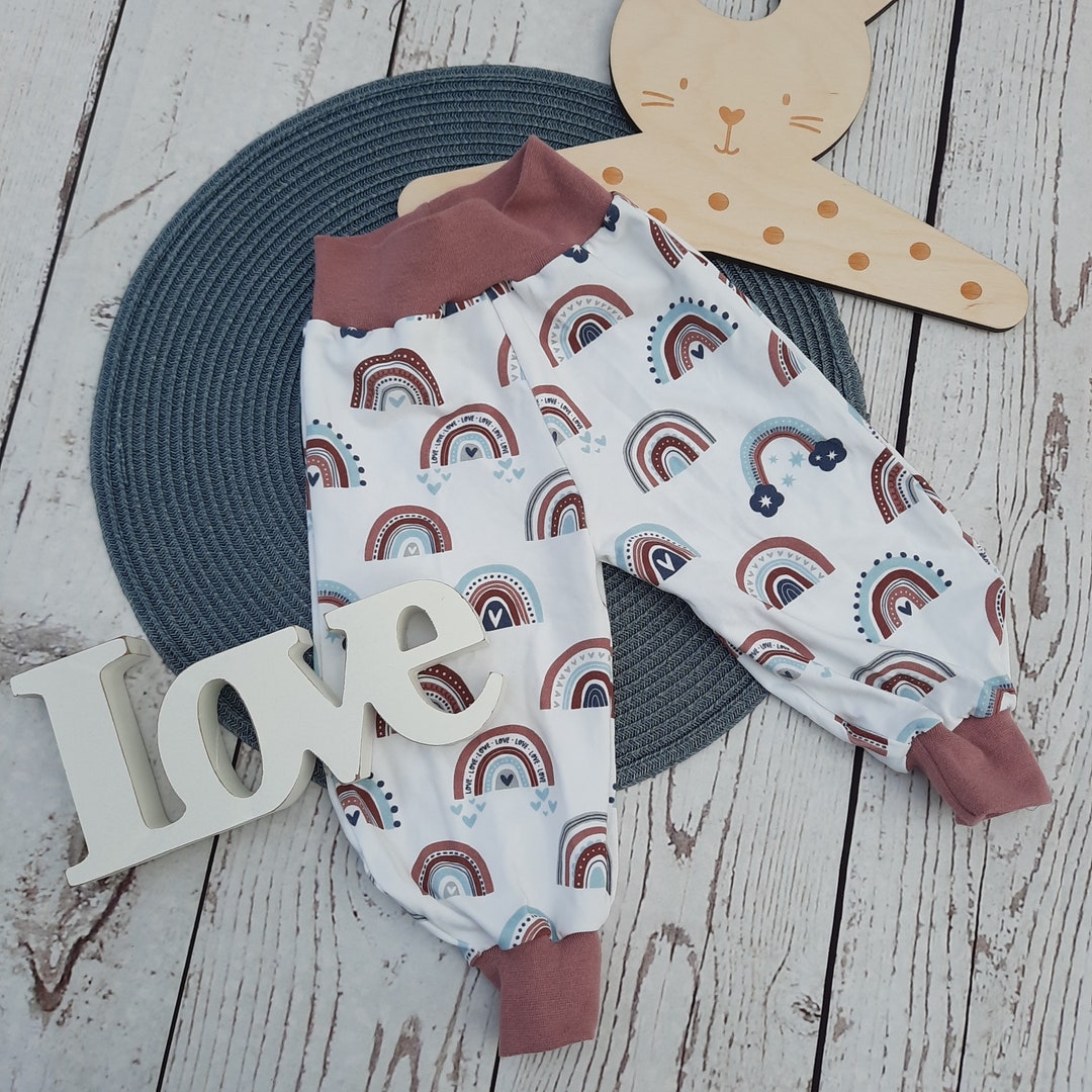 Bailey Boys Baby / Toddler Girls Pink Check Over the Rainbow Pantaloons Set