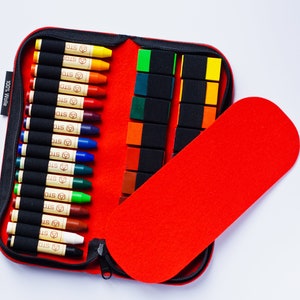 Pencil case Rudolf Steiner Roll case Waldorf image 1