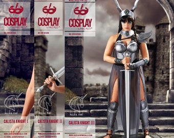 COSPLAY door McCALL'S oop M2114+2115+2116 CALISTA KNIGHT - Alle drie de kostuumpatronen Set Nieuw/Ongesneden