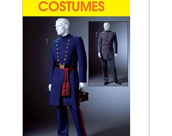 McCall's M4745 Men's Civil War Uniform, Star Wars or Snape Sewing Pattern (Sz XM Sz Sm-Lg / XN Sz XL-3XL ) New/Uncut
