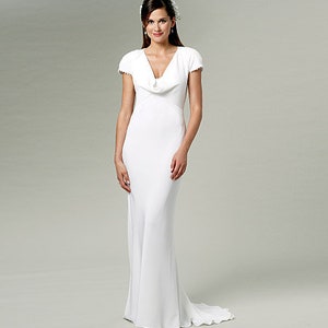 Patron De Robe De Mariée Butterick B5710 - Style Kate Middleton - Taille Grande - Neuf Non Découpé