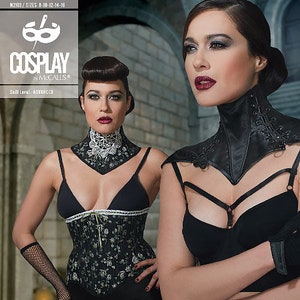 COSPLAY by McCALL'S OOP M2103 CARPATHIA Goth Waist Cincher & Neck Corset Costume Sewing Pattern (Misses B5 8-16/F5 16-24) New/Uncut