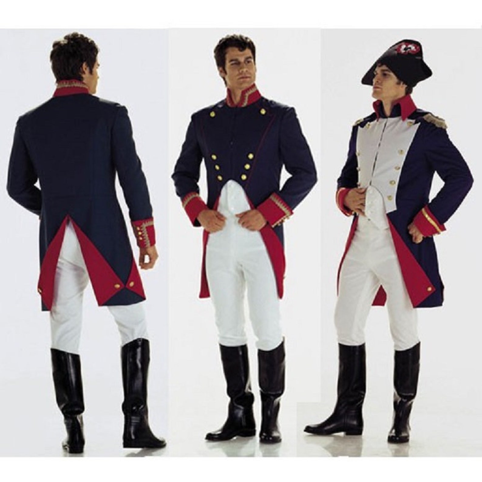 Burda 2471 OOP 18th Century Regency/napoleon Empire Men's - Etsy