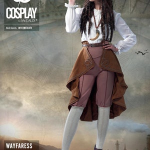 COSPLAY by McCALL&#39;S OOP M2085 WAYFARESS Misses Piratenkostüm Schnittmuster (Misses A5 6-14 / E5 14-22) New/Uncut