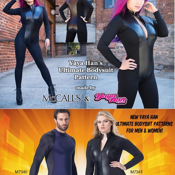 McCall's YAYA HAN OOP Bodysuits Cosplay Costume Sewing Patterns (Choice of Mens/Misses/Plus) New/Uncut