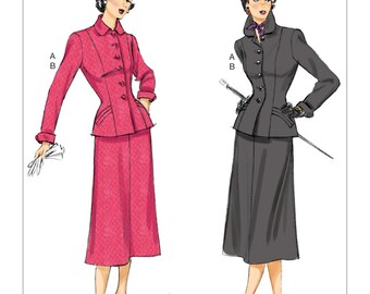Butterick B6379 OOP Retro 1950 Costume Sewing Pattern (Two Sizes: 6-14 / 14-22) New/Uncut