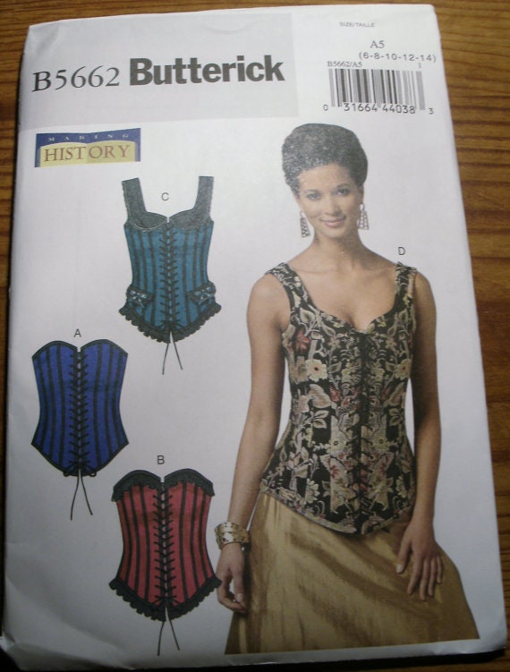 Butterick Patterns B5662 Misses' Corsets, Size EE (14-16-18-20) :  : Home