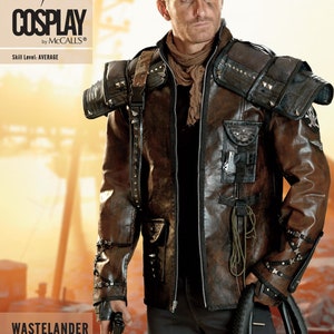 COSPLAY by McCALL&#39;S OOP M2121 WASTELANDER Men&#39;s Fallout/Road Warrior Costume Sewing Pattern (Sz 38-44 or 46-52) New/Uncut