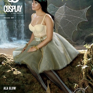 COSPLAY by McCall&#39;s oop M2104 ALA GLOW Fairy/Pixie Wings Accessories (Sz S-M-L-Xl-2Xl) New/Uncut