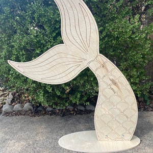 Enchanting 4ft Wood Mermaid Prop Mermaid Tail Mermaid Birthday Decoration  Underwater Theme Sirena De Madera - Etsy