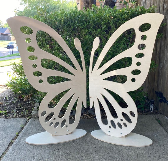 Butterfly Prop Double Butterfly Wings Butterfly Cutout Etsy