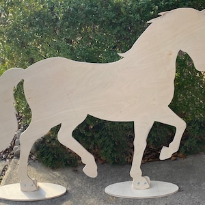 Horse Cutout, Horse Prop, Wood Horse, Party Decor, Caballo de madera, Caballo para Fiesta, Western Theme