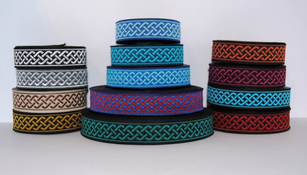 Celtic Rope Ribbon Woven Ribbon Celtic Knot 20 Mm - Etsy