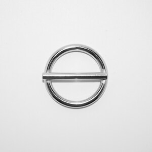 5 juntas tóricas con puente de acero niquelado de 20 mm + anillo redondo soldado imagen 2