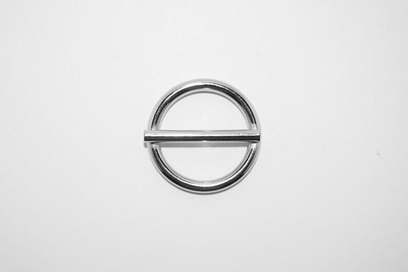 5 juntas tóricas con puente de acero niquelado de 20 mm + anillo redondo soldado imagen 2