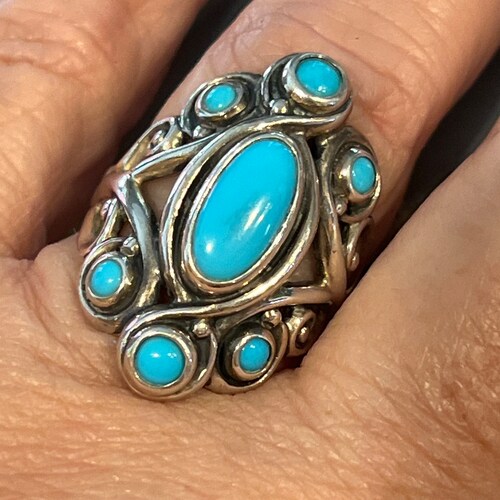 Carolyn shops Pollack Relios turquoise ring