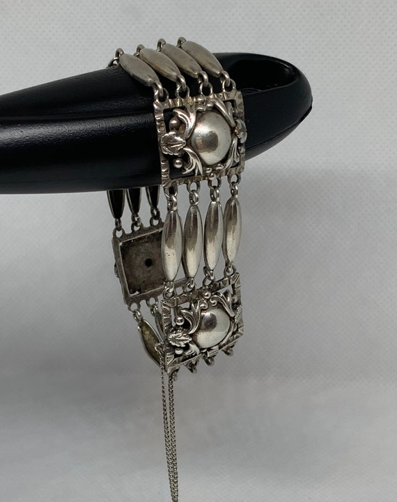 Vintage Peruzzi Florence sterling silver bracelet