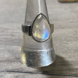 Moonstone and Sterling silver ring