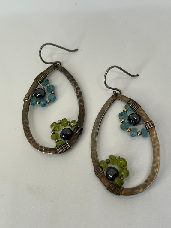 Deaigner dangle earrings - image 3