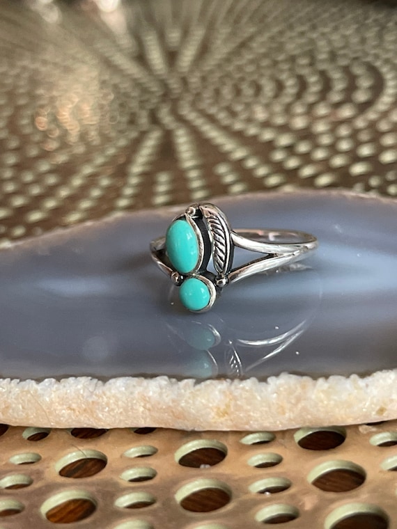 Southwest turquoise Sterling silver ring