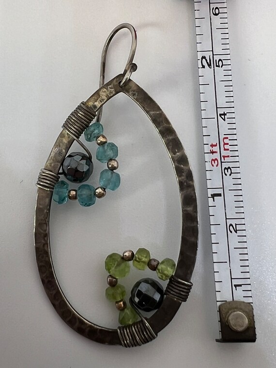 Deaigner dangle earrings - image 4