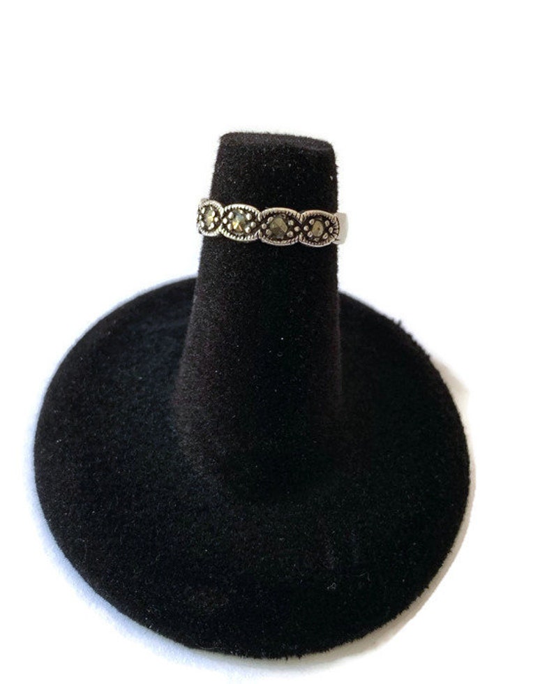 Sterling silver and marcasite